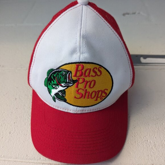 Leaping Bass Logo Cap Trucker Hat Snapback - Picture 1 of 7